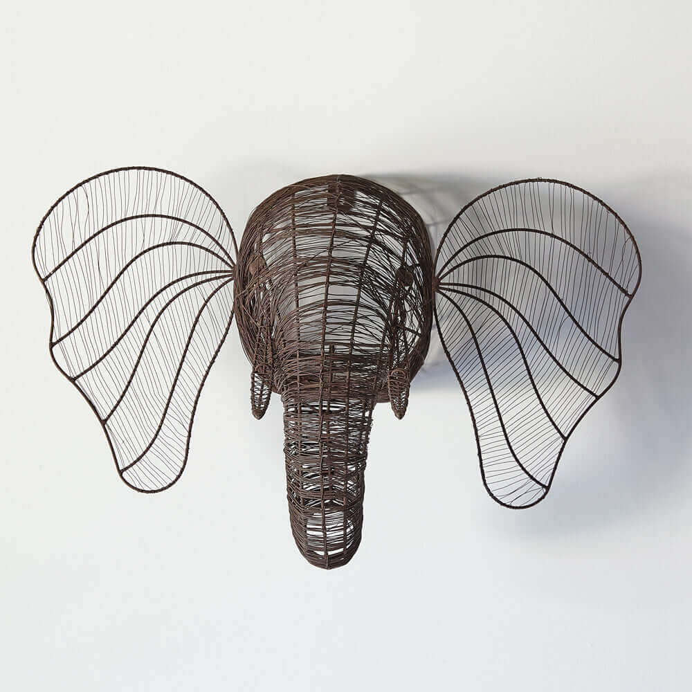 Elephant Head Wall Art-Wall Decor-Parc Decor