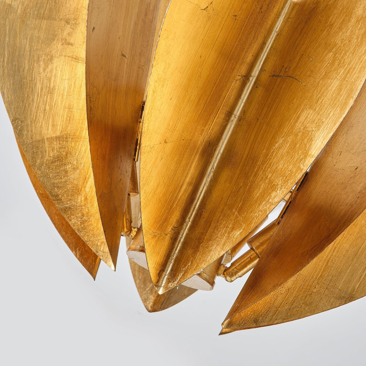 Elvira Farmhouse Gold Hexagonal Ceiling Light