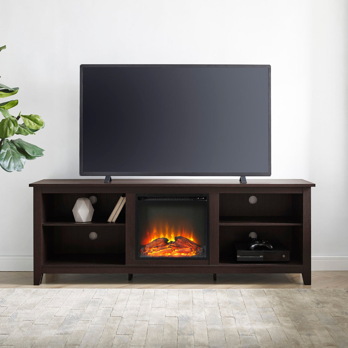 Essential Fireplace TV Stand-Fireplace-Parc Decor