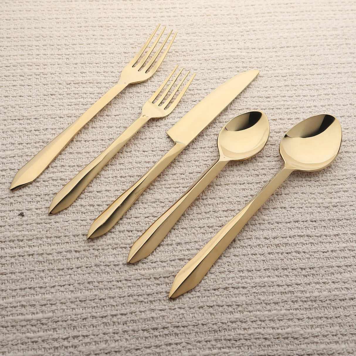 Estique PVD 5 Pcs. Flatware Set-flatware set-Parc Decor