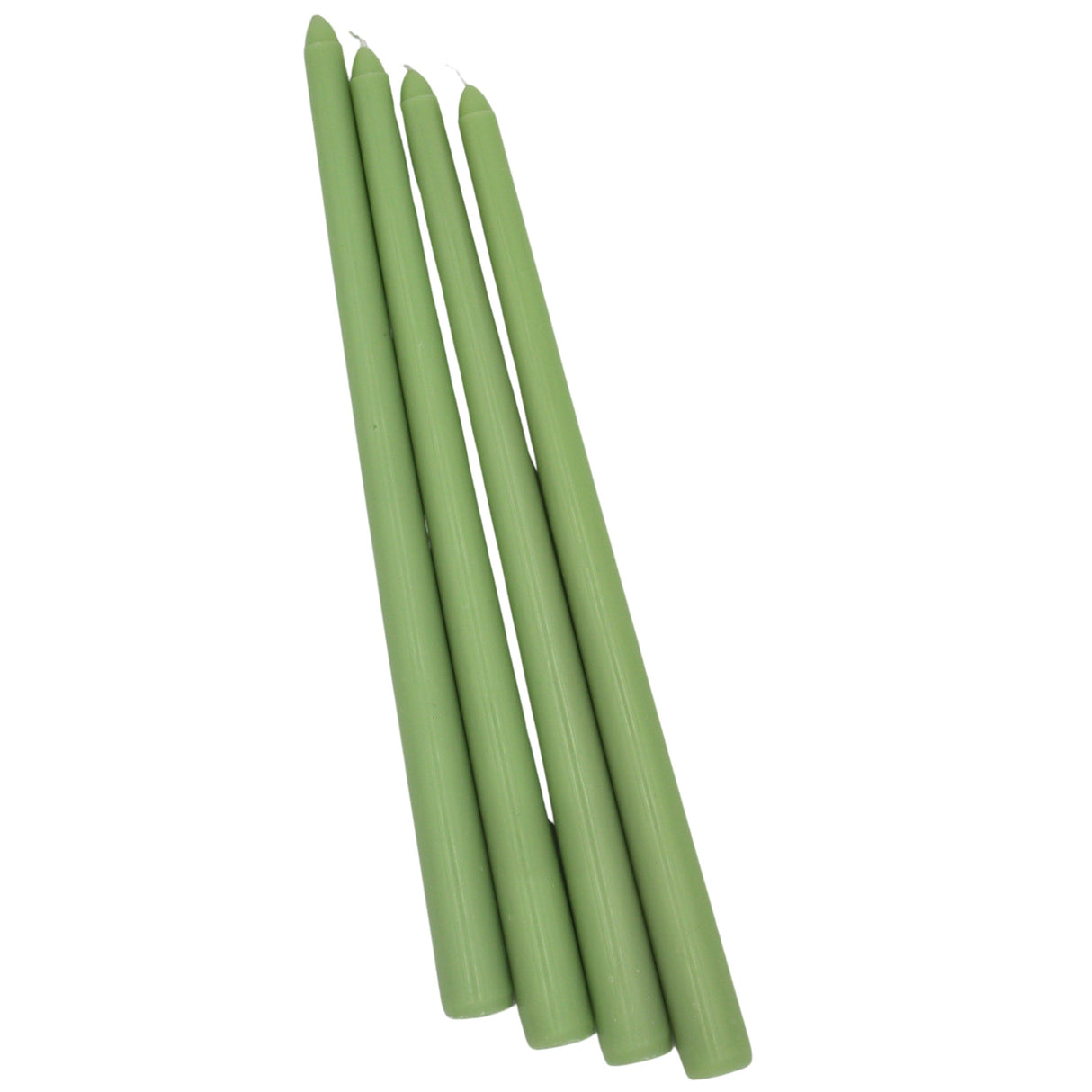 Extra Tall Pistachio Cream Taper Candle, 1 Case of 24 Packs (4 Candles per Pack)-Candle-Parc Decor