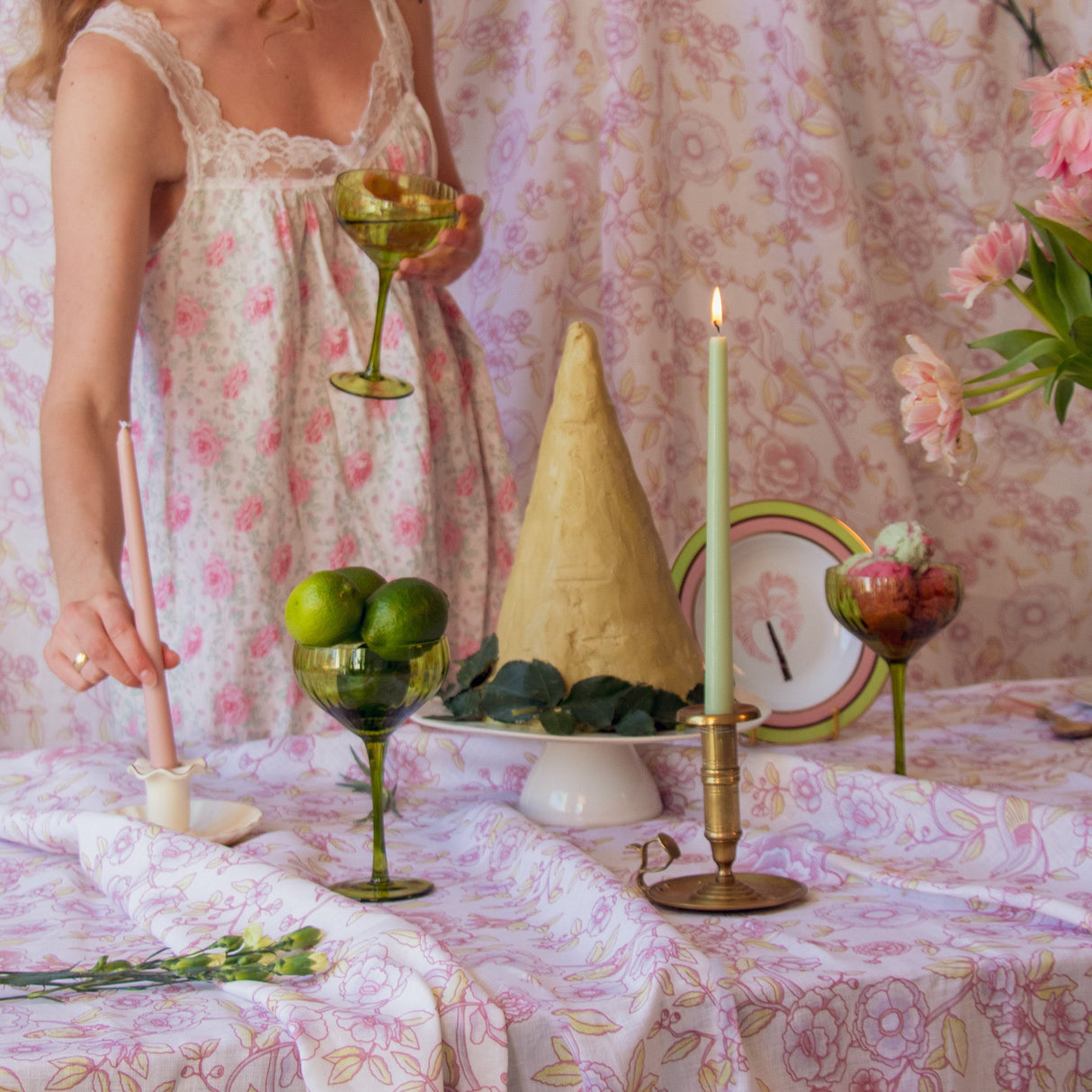 Extra Tall Pistachio Cream Taper Candle, 1 Case of 48 Packs (4 Candles per Pack)-Candle-Parc Decor