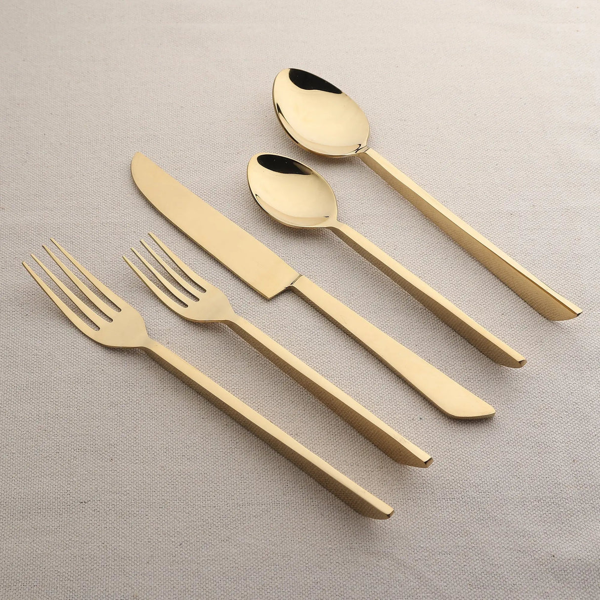Fairfax PVD 5 Pc. Flatware Set-flatware set-Parc Decor