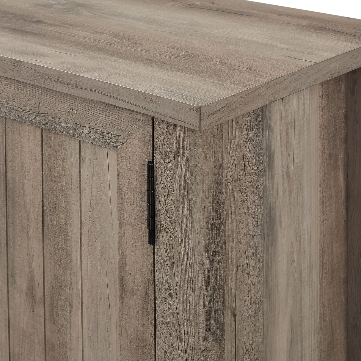 Farmhouse 58" Modern Grooved 2 Door TV Stand-Entertainment-Parc Decor