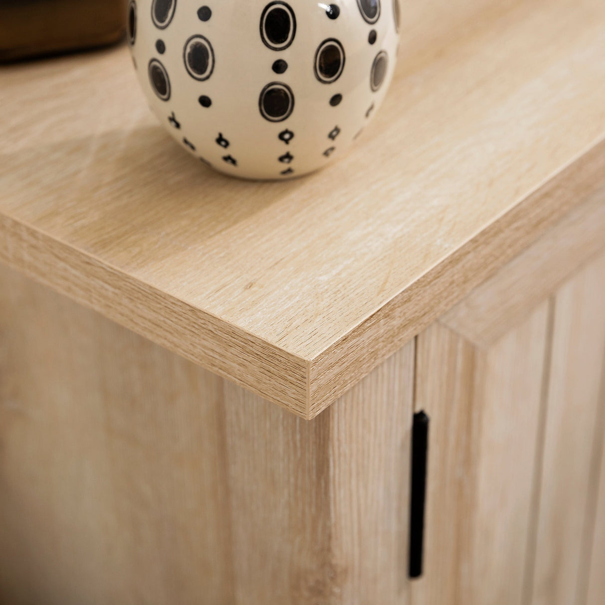 Farmhouse 58" Modern Grooved 2 Door TV Stand-Entertainment-Parc Decor