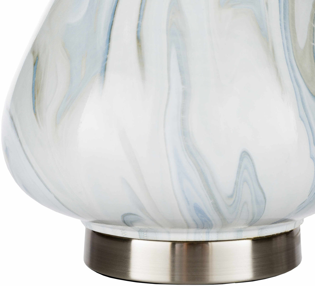 Farnborough Marble Ceramic Table Lamp-Lighting-Parc Decor