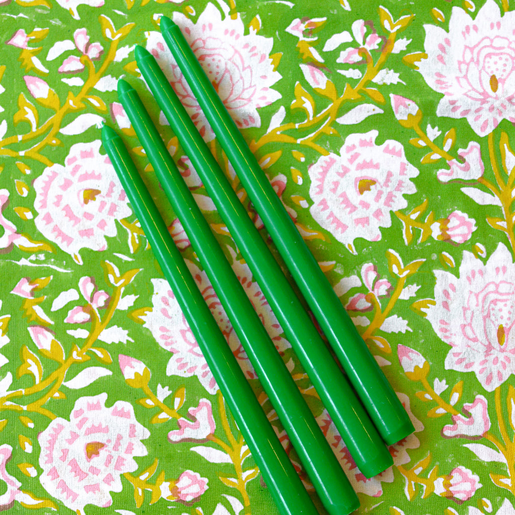 Festive Pine Extra Tall Taper Candles – 24 Candles