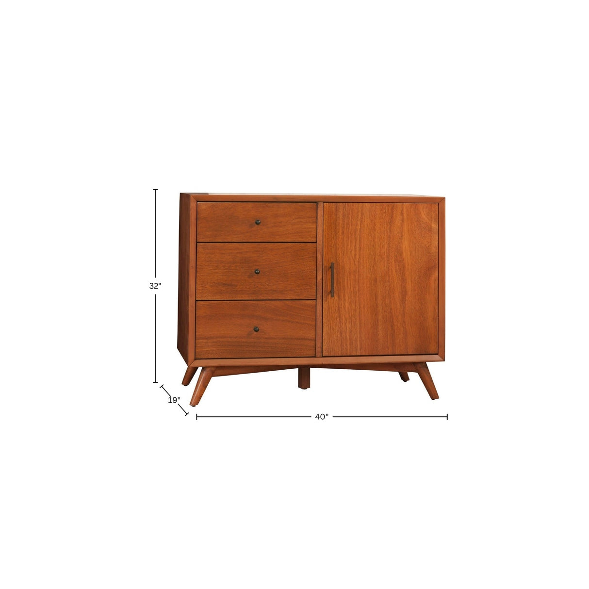 Flynn Accent Cabinet, Chestnut-Accent Chests-Parc Decor