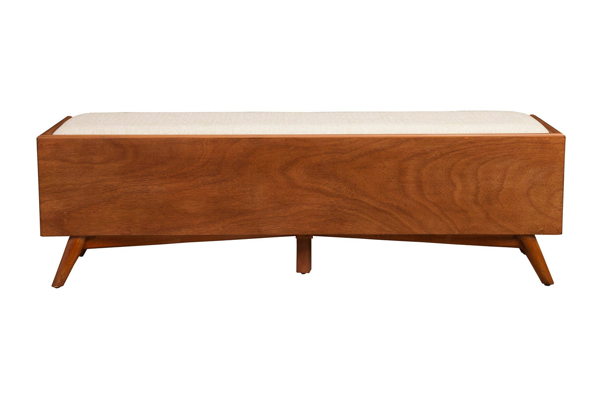 Flynn Bench, Chestnut-Benches-Parc Decor