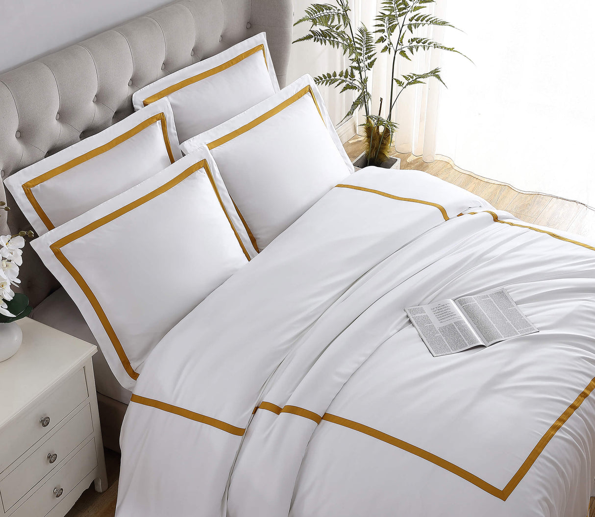 Frame Premium Bamboo Duvet Bundle | Last Chance-Bundle-Parc Decor