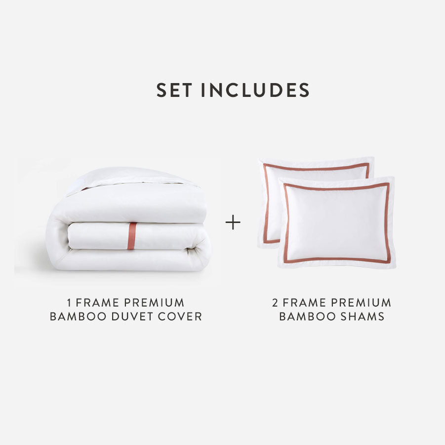 Frame Premium Bamboo Duvet Bundle | Last Chance-Bundle-Parc Decor