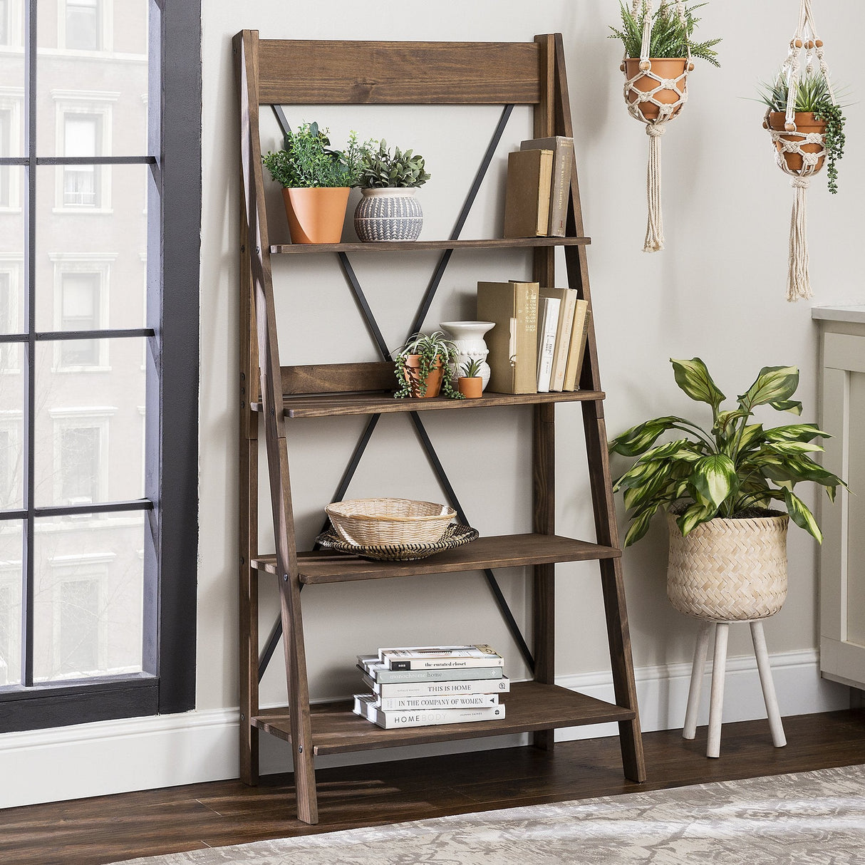 Frankie Solid Wood Bookshelf-Home Office-Parc Decor