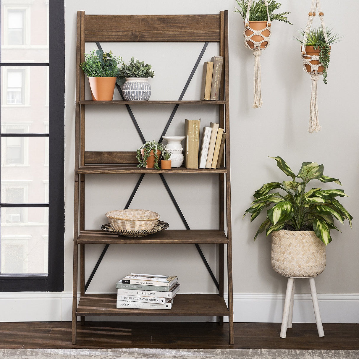 Frankie Solid Wood Bookshelf-Home Office-Parc Decor