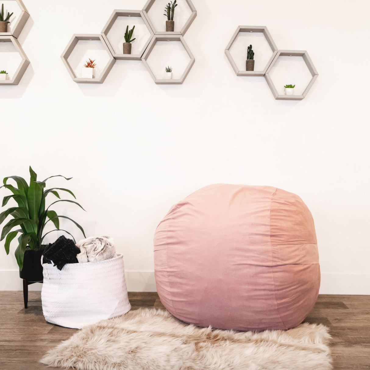 Fuf® 4Ft Foam Bean Bag