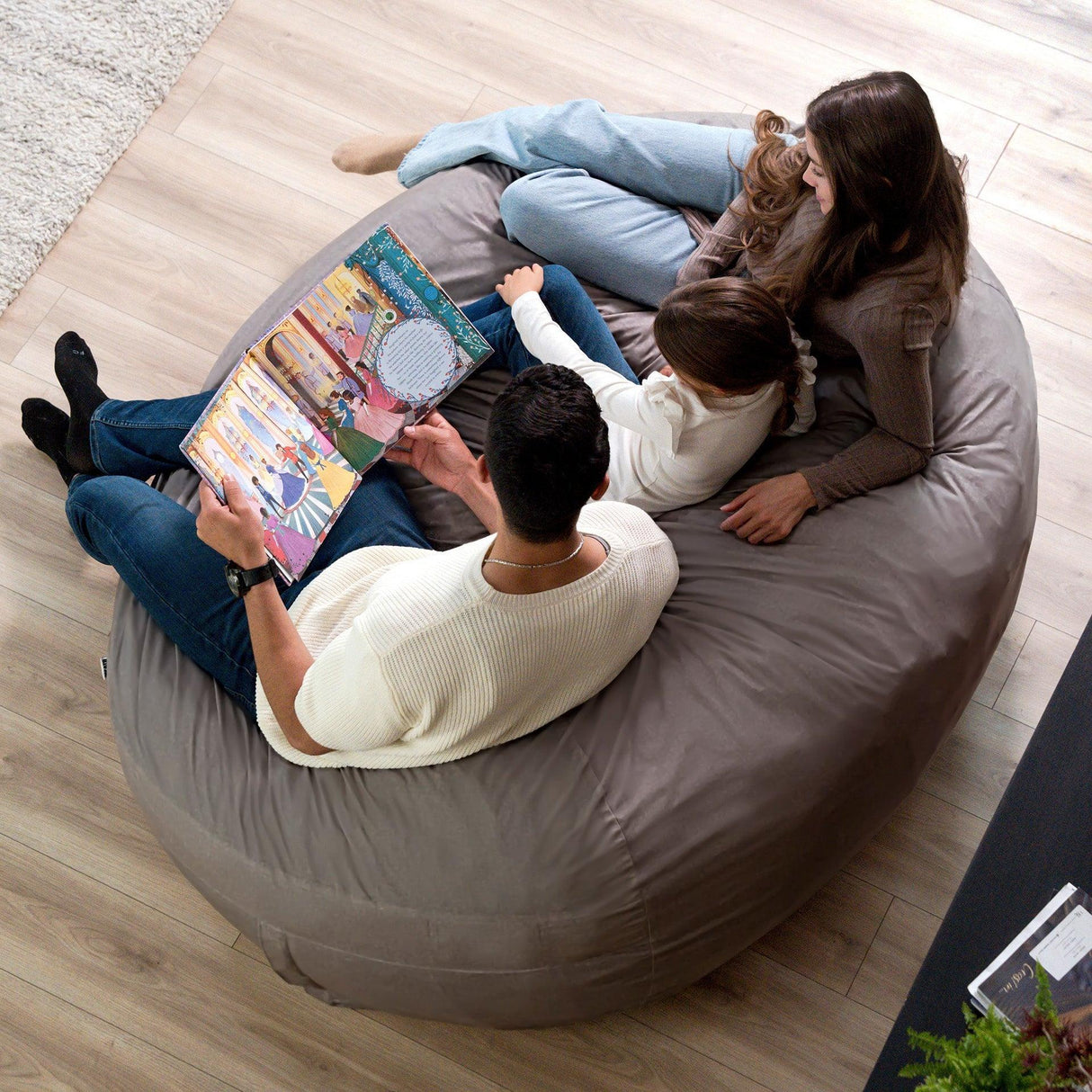 Fuf® 7Ft Foam Bean Bag