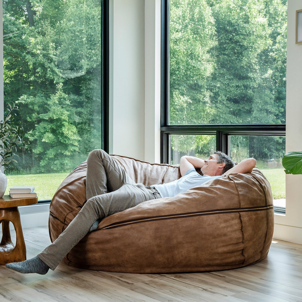 Fuf® 7Ft Foam Bean Bag
