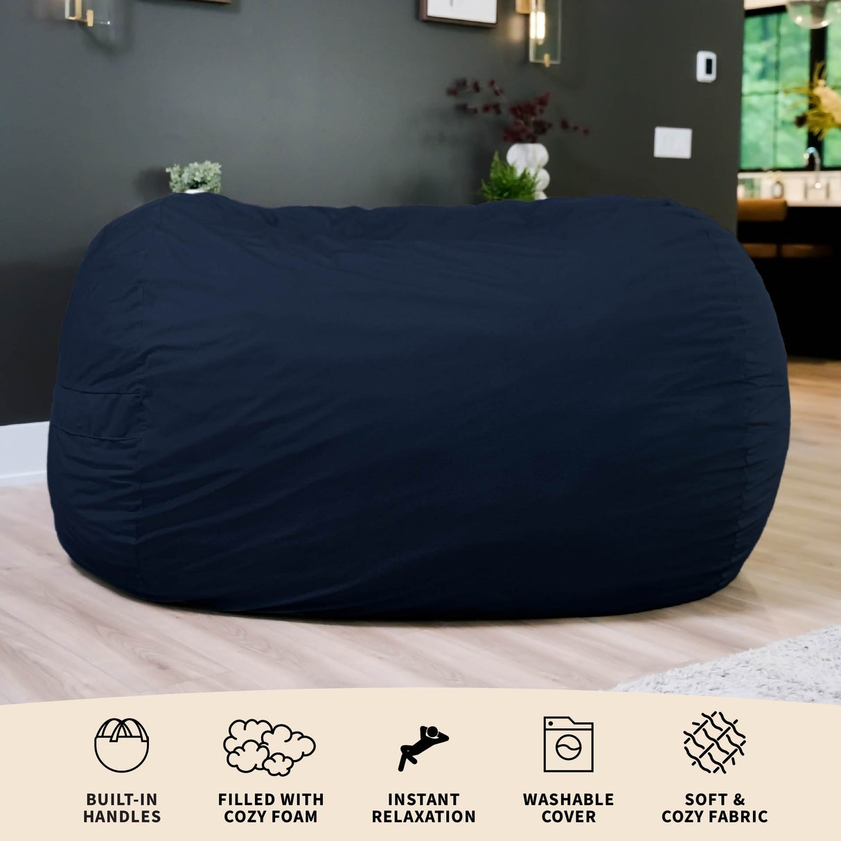 Fuf® 8Ft Giant Bean Bag