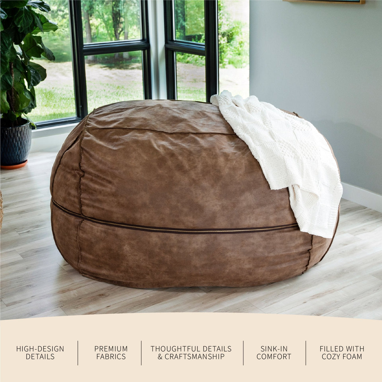 Fuf® 8Ft Giant Bean Bag