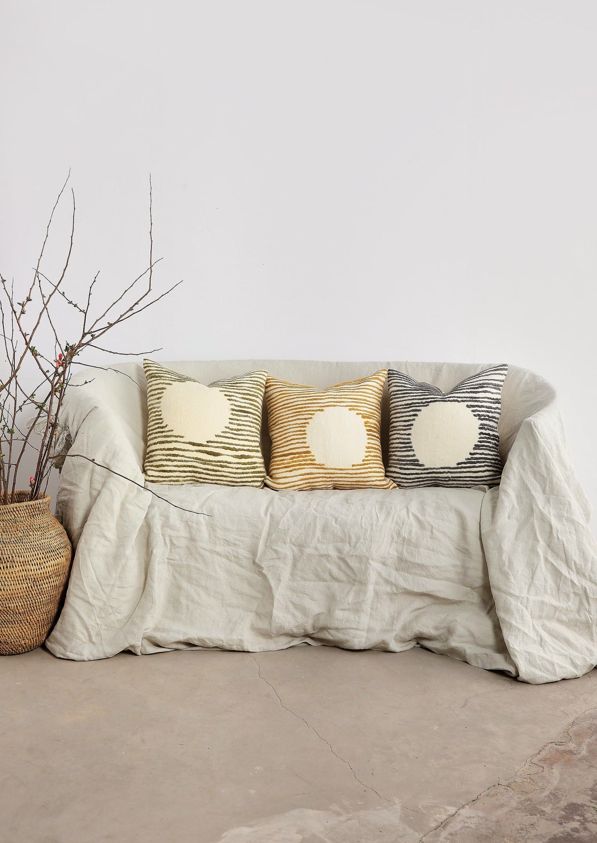Full Moon Throw Pillow-Throw Pillows & Blankets-Parc Decor