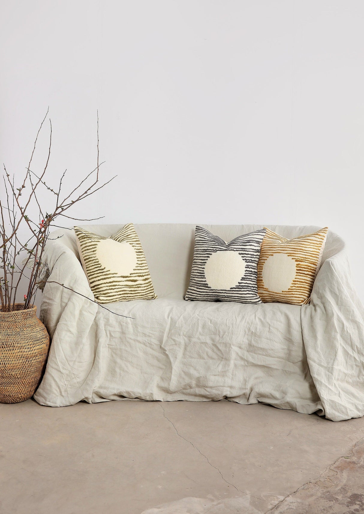 Full Moon Throw Pillow-Throw Pillows & Blankets-Parc Decor
