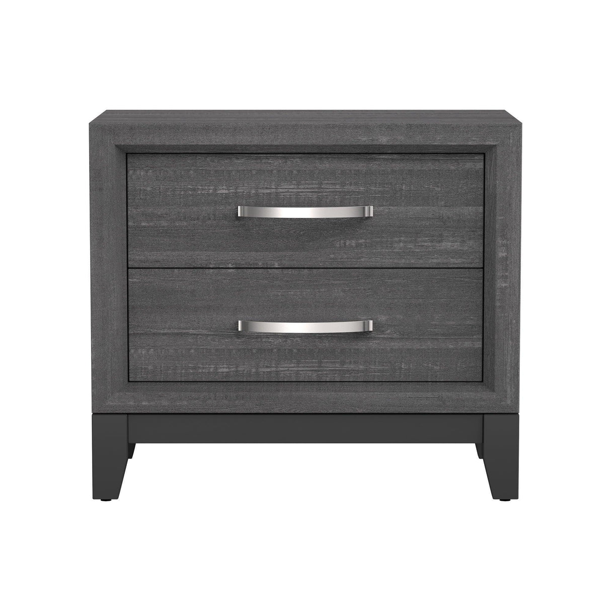 Furniture of America Lucien Modern Wood Nightstand with 2 Drawers