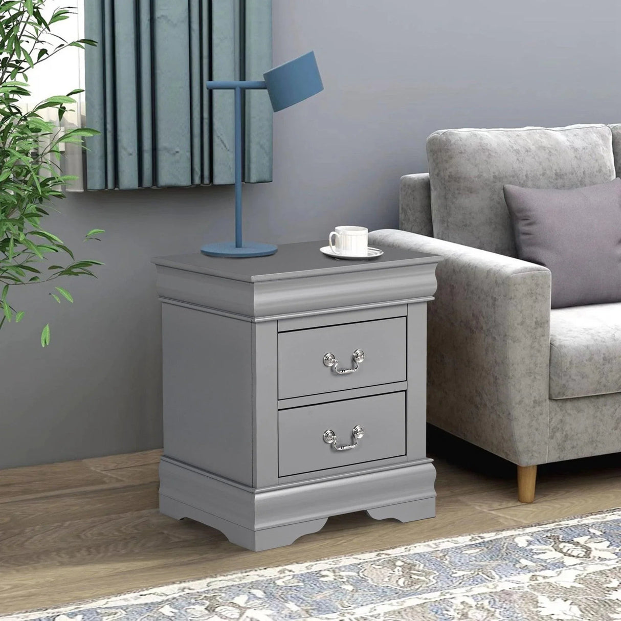 Furniture of America Night Stand Louis Philippe