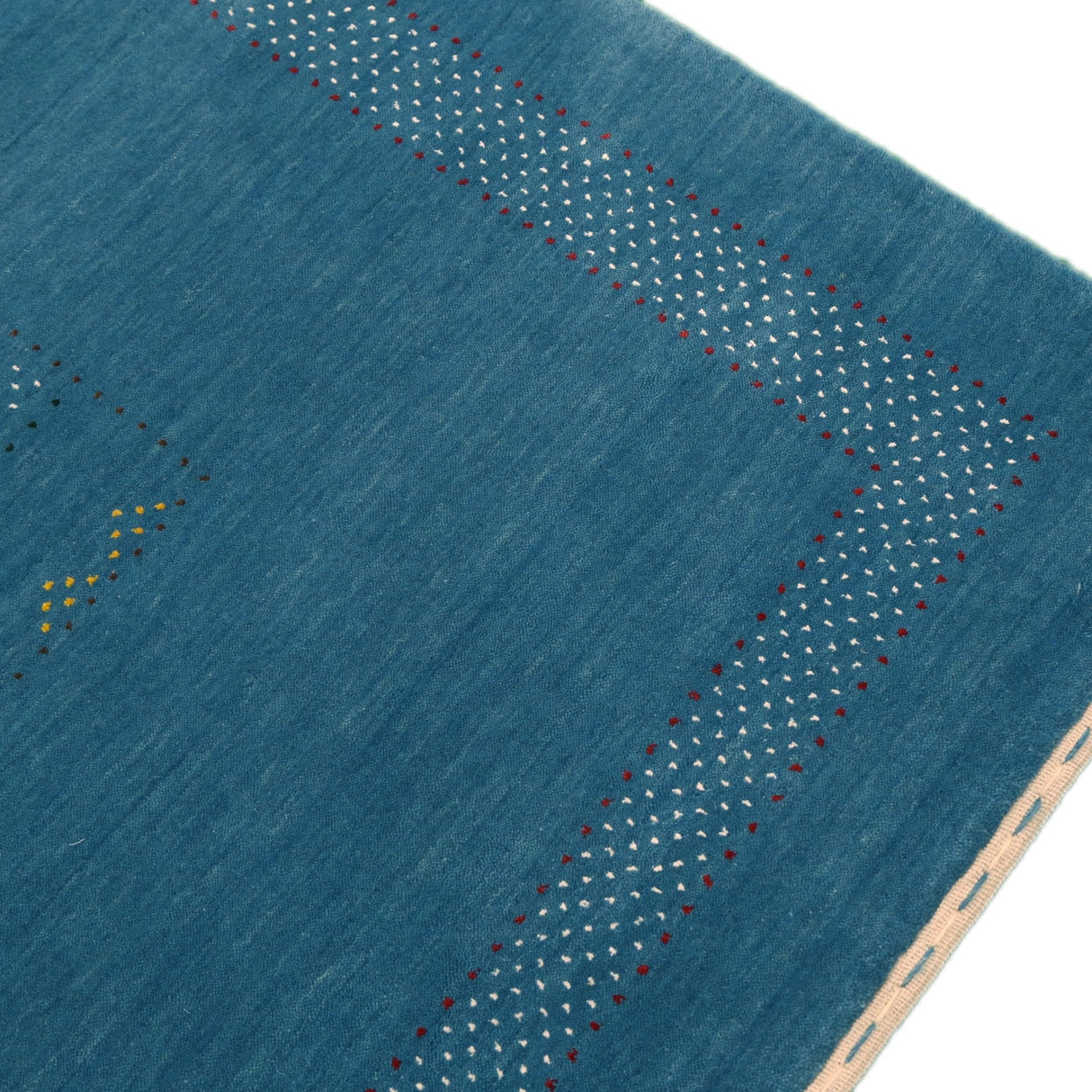 Gabbeh Design Hand Loomed Wool Area Rug