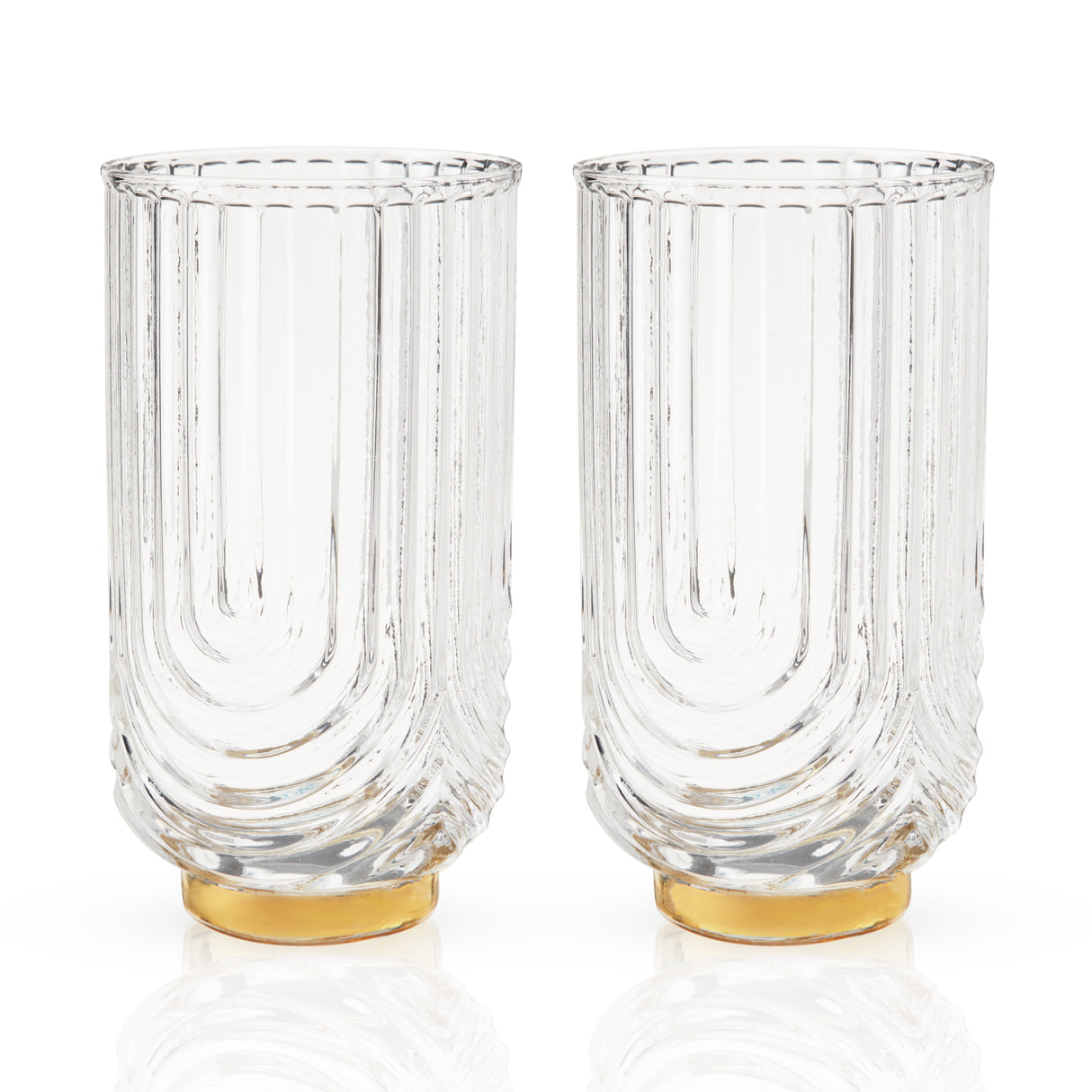 Gatsby Highball Glasses Set of 2-product_type::stemless_cocktail_glasses-Parc Decor