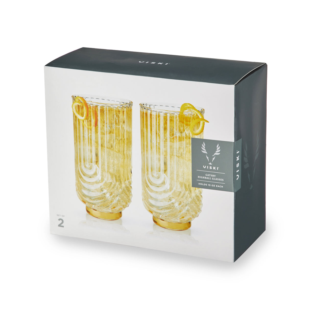 Gatsby Highball Glasses Set of 2-product_type::stemless_cocktail_glasses-Parc Decor