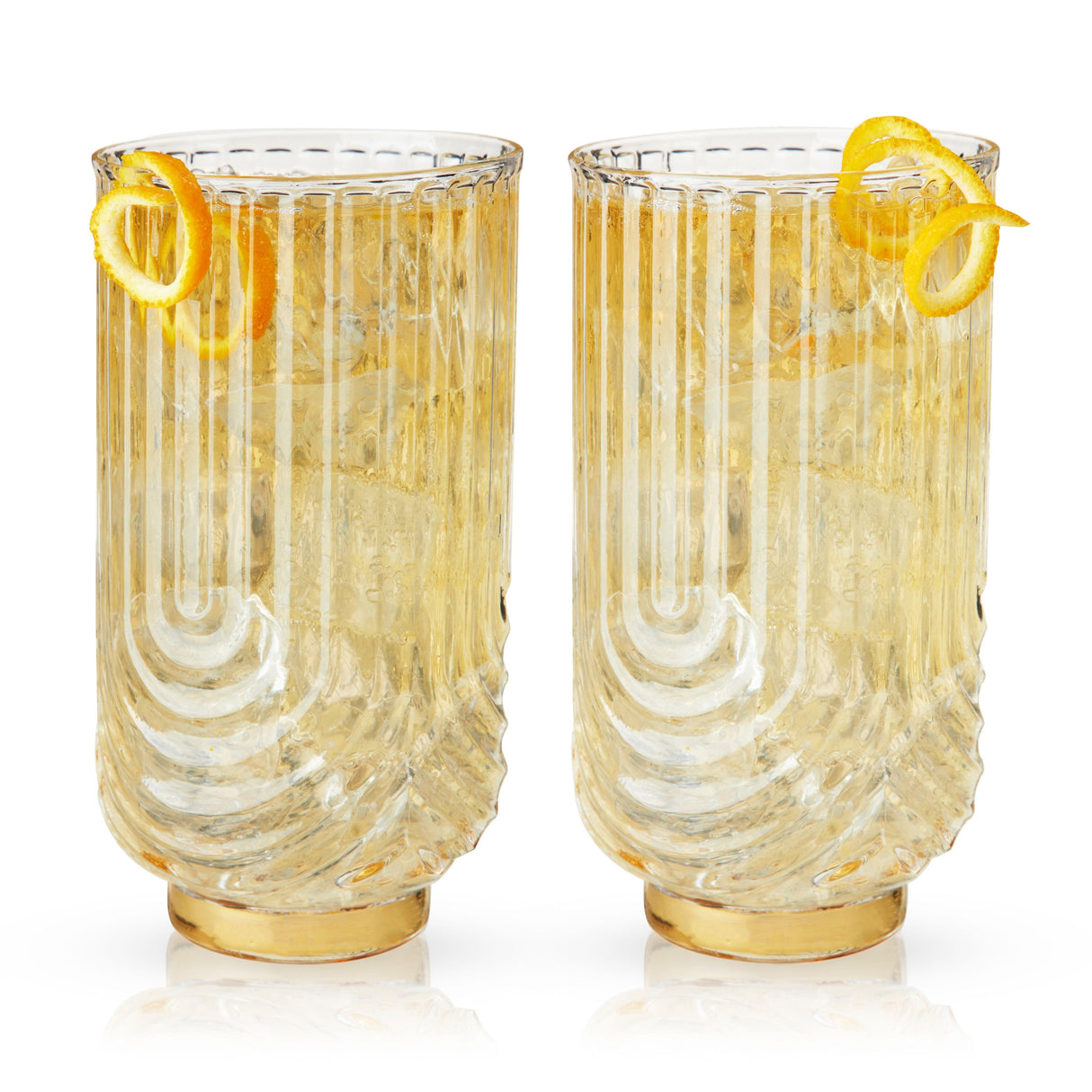 Gatsby Highball Glasses Set of 2-product_type::stemless_cocktail_glasses-Parc Decor