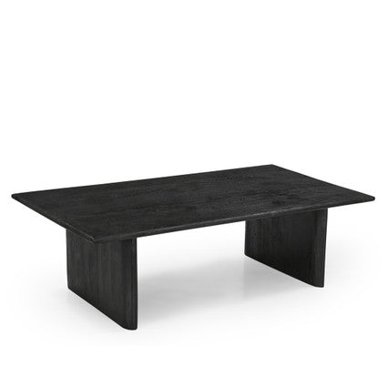 Grackle Solid Wood Coffee Table Black-coffee table-Parc Decor