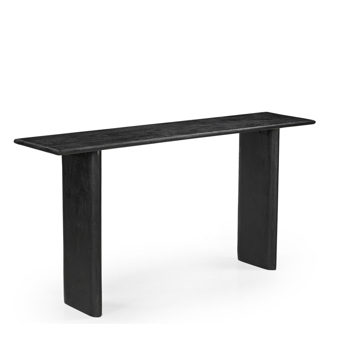 Grackle Solid Wood Console Table - Black-CONSOLE TABLE-Parc Decor