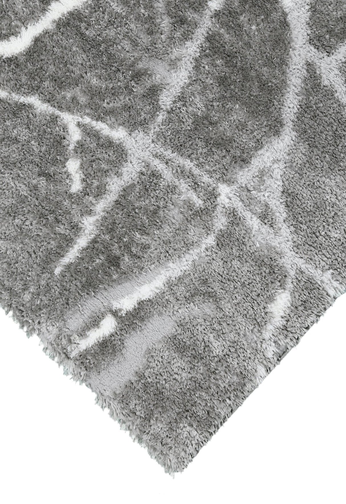 Gray Modern Abstract Design 5x7 Rug