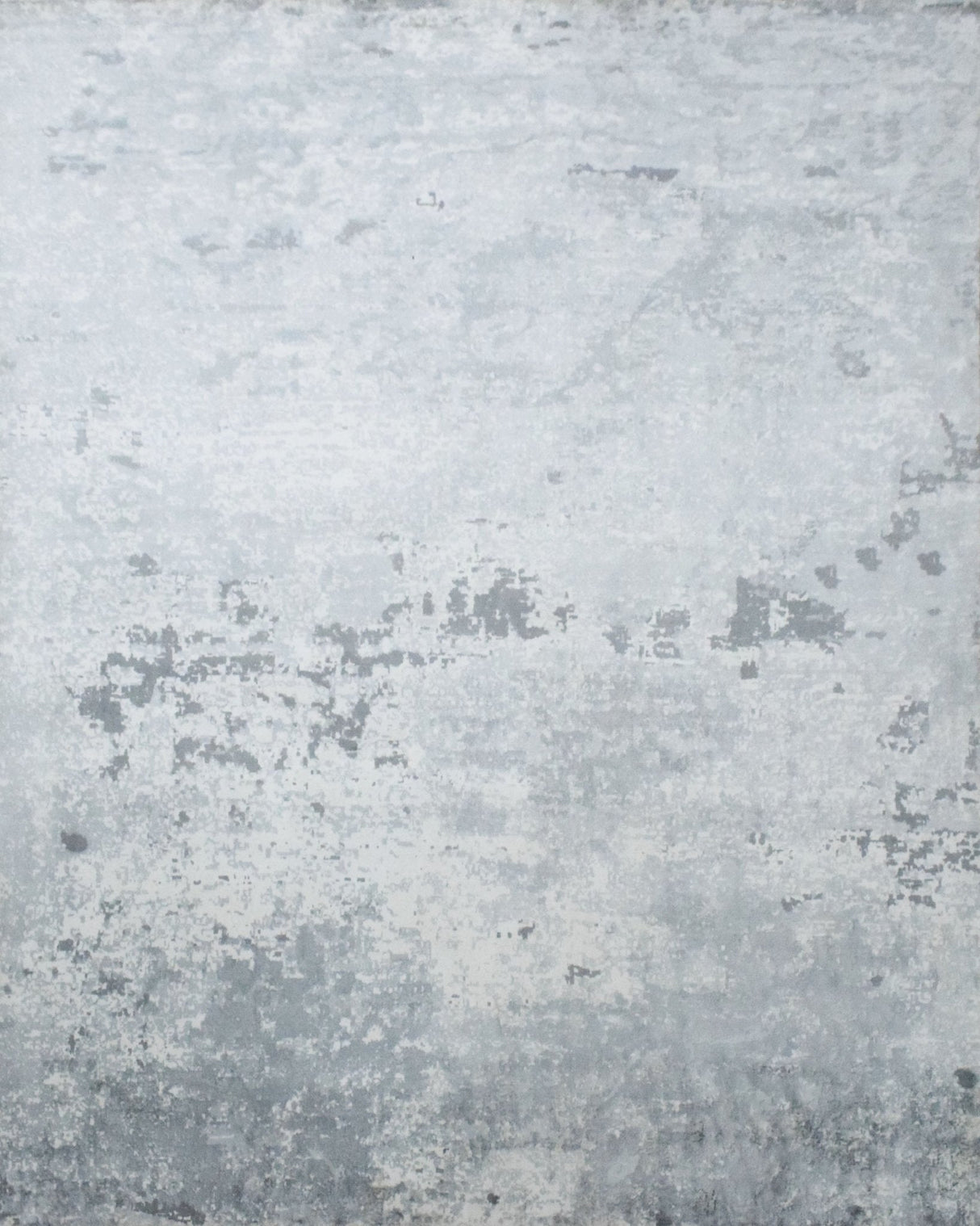 Gray Modern Abstract Design Hand Loom 8x10 Viscose Rug