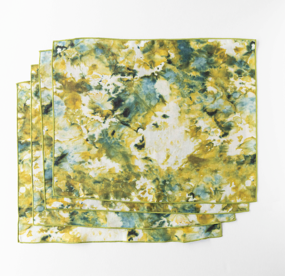 Green Marble Placemat-Placemats-Parc Decor