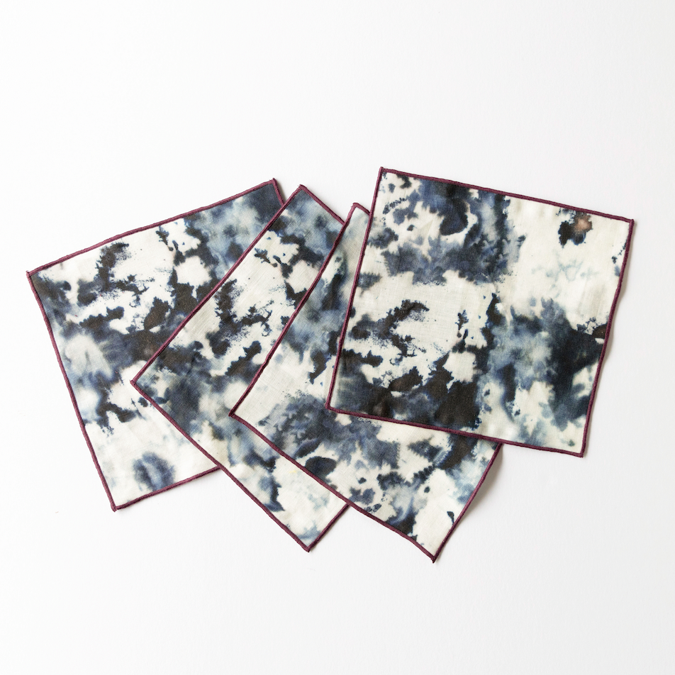 Grey Marble Cocktail Napkins-cocktail napkin-Parc Decor
