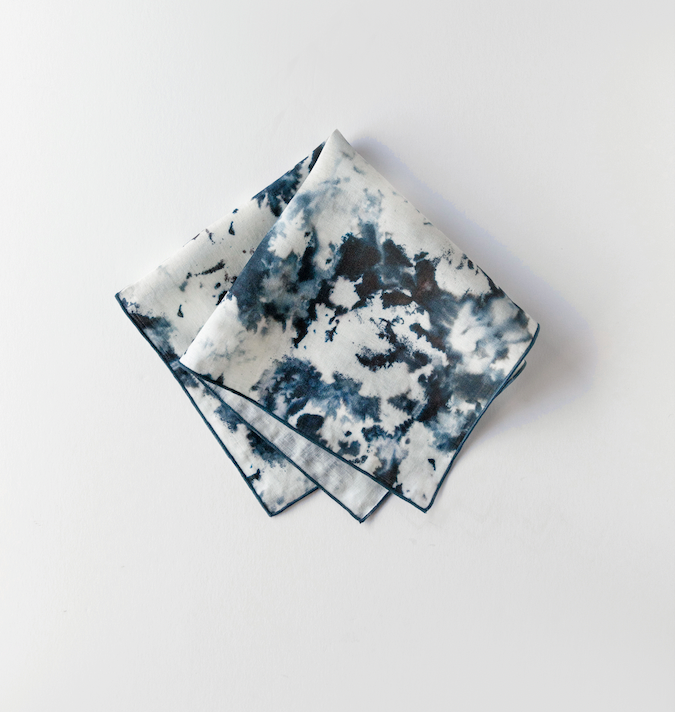 Grey Marble Napkin-Napkins-Parc Decor