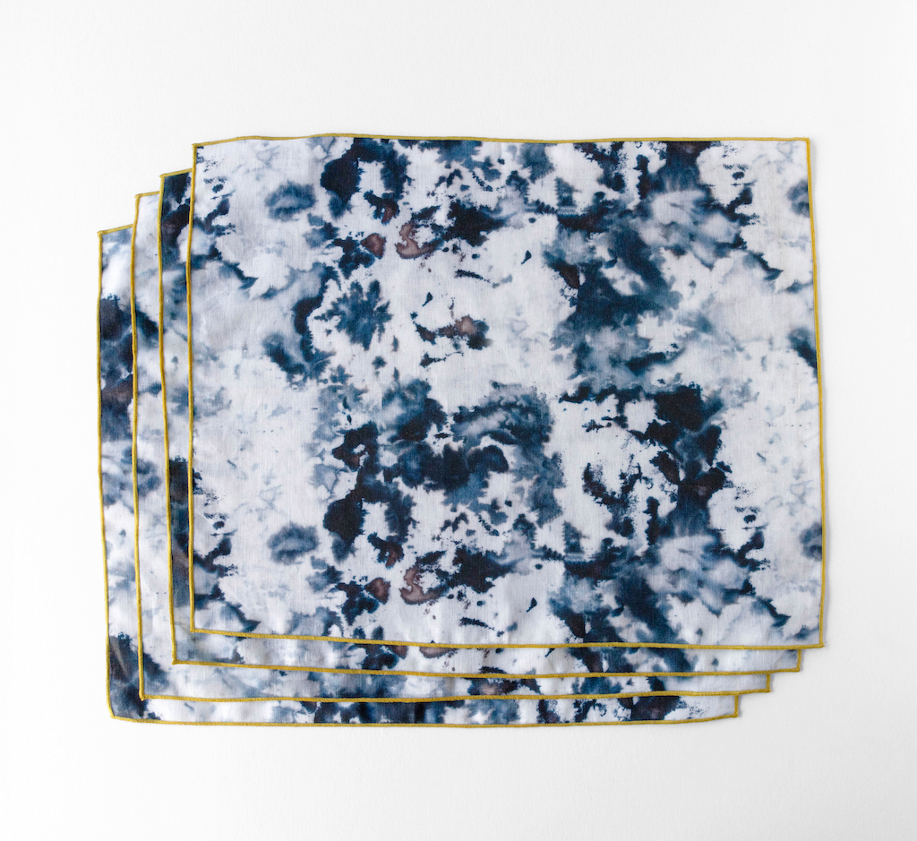 Grey Marble Placemat-Placemats-Parc Decor