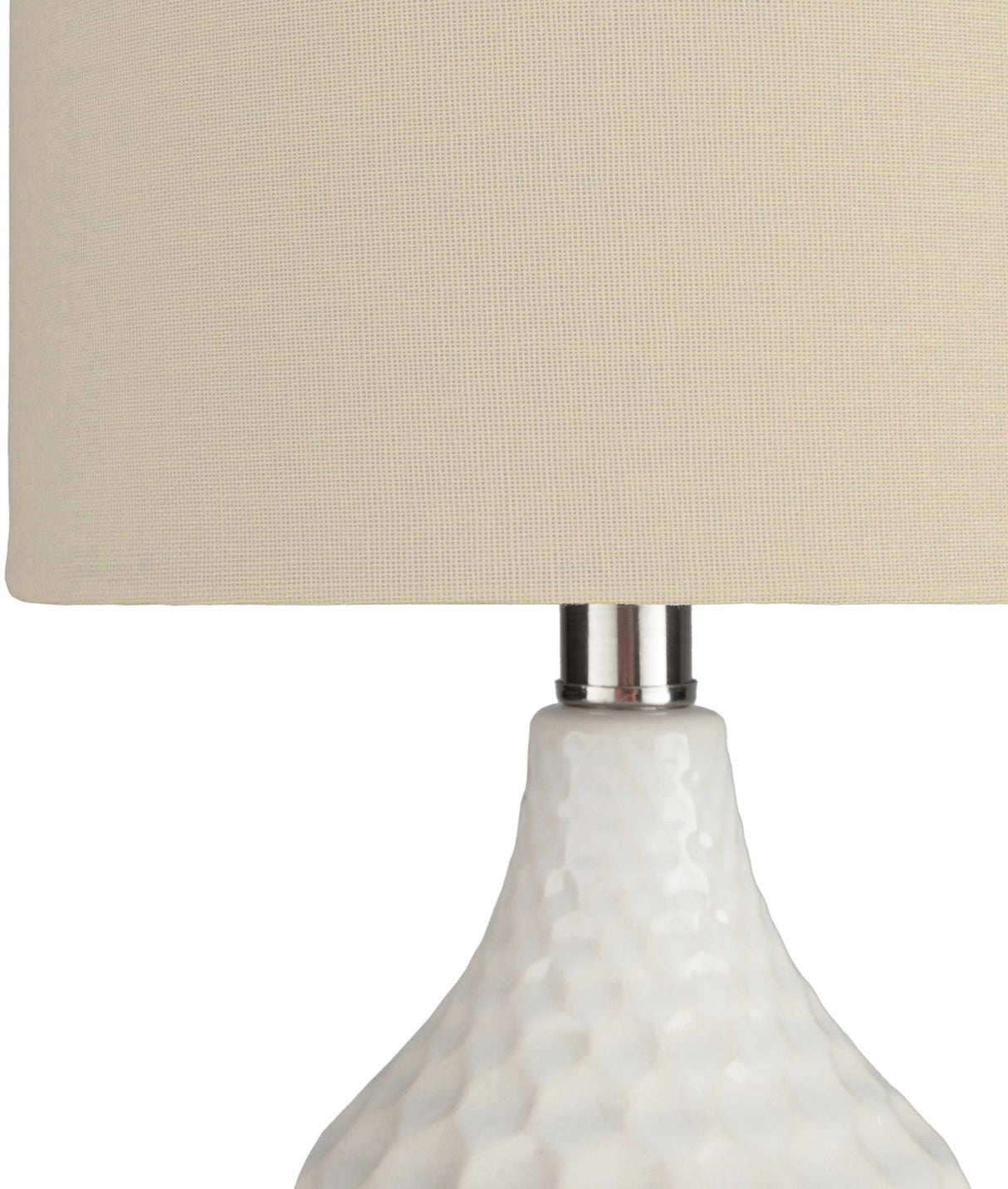 Gulmarrad Textured Ivory Ceramic Table Lamp-Lighting-Parc Decor