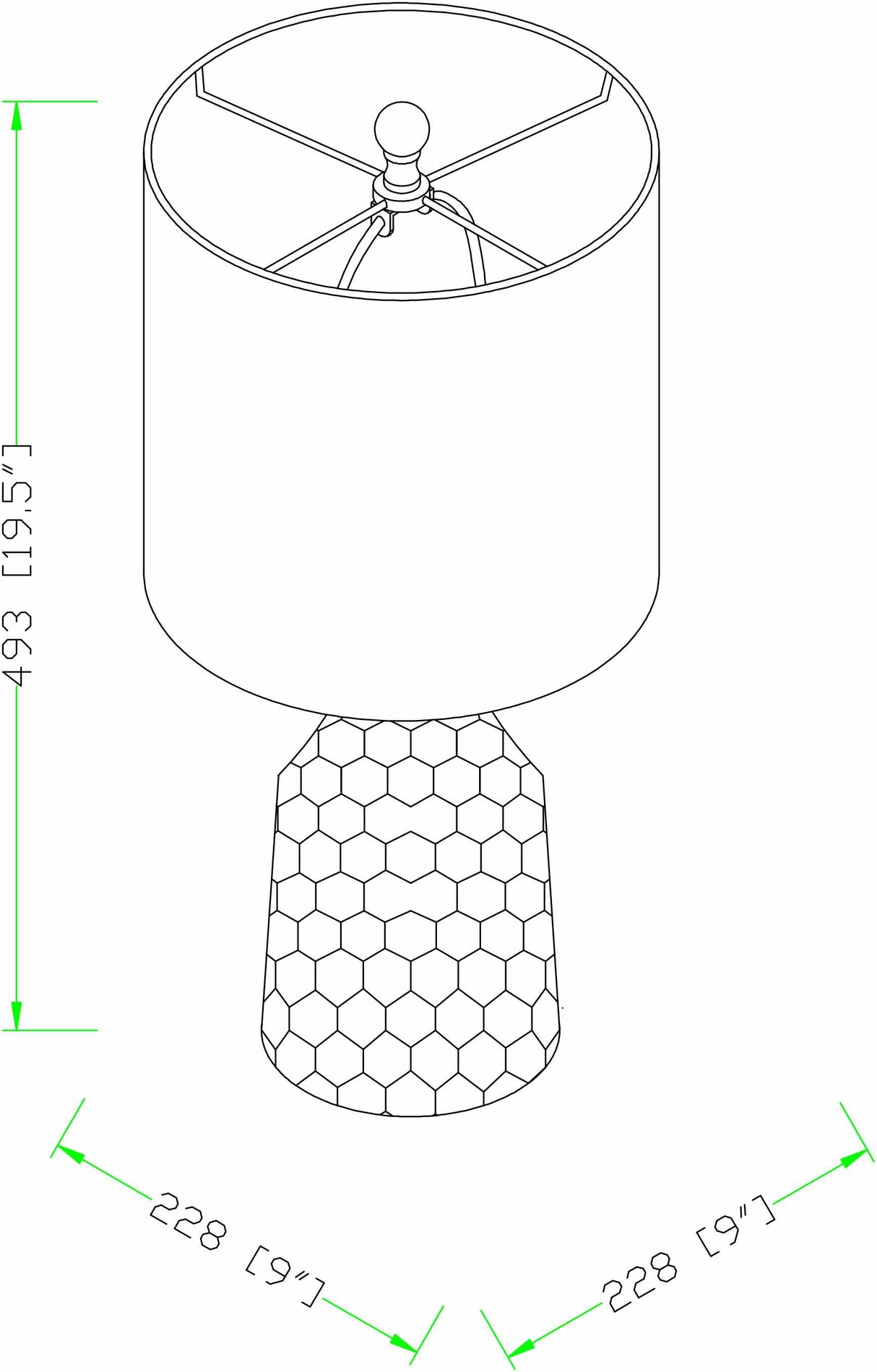 Gulmarrad Textured Ivory Ceramic Table Lamp-Lighting-Parc Decor