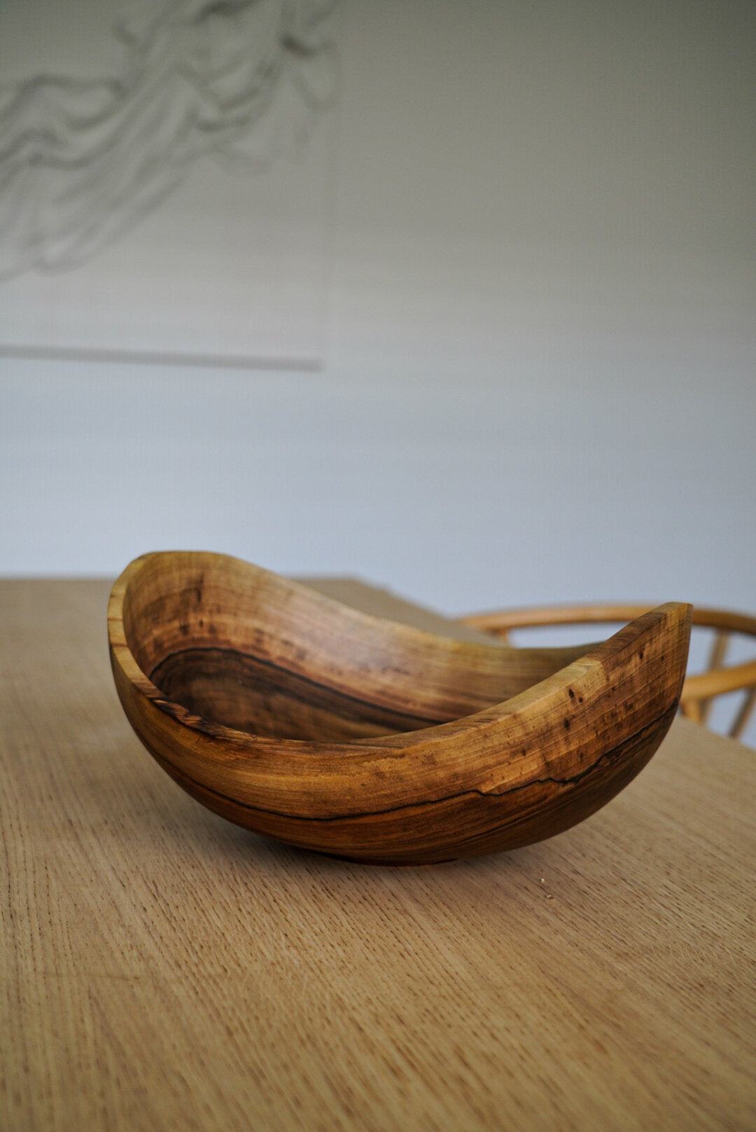 Hand Carved Extra Large Wooden Bowl-Parc Decor