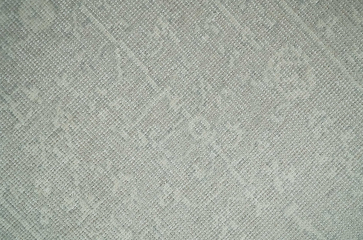 Hand Knotted 2x3 Beige and Ivory Traditional Persian Oushak Wool Rug