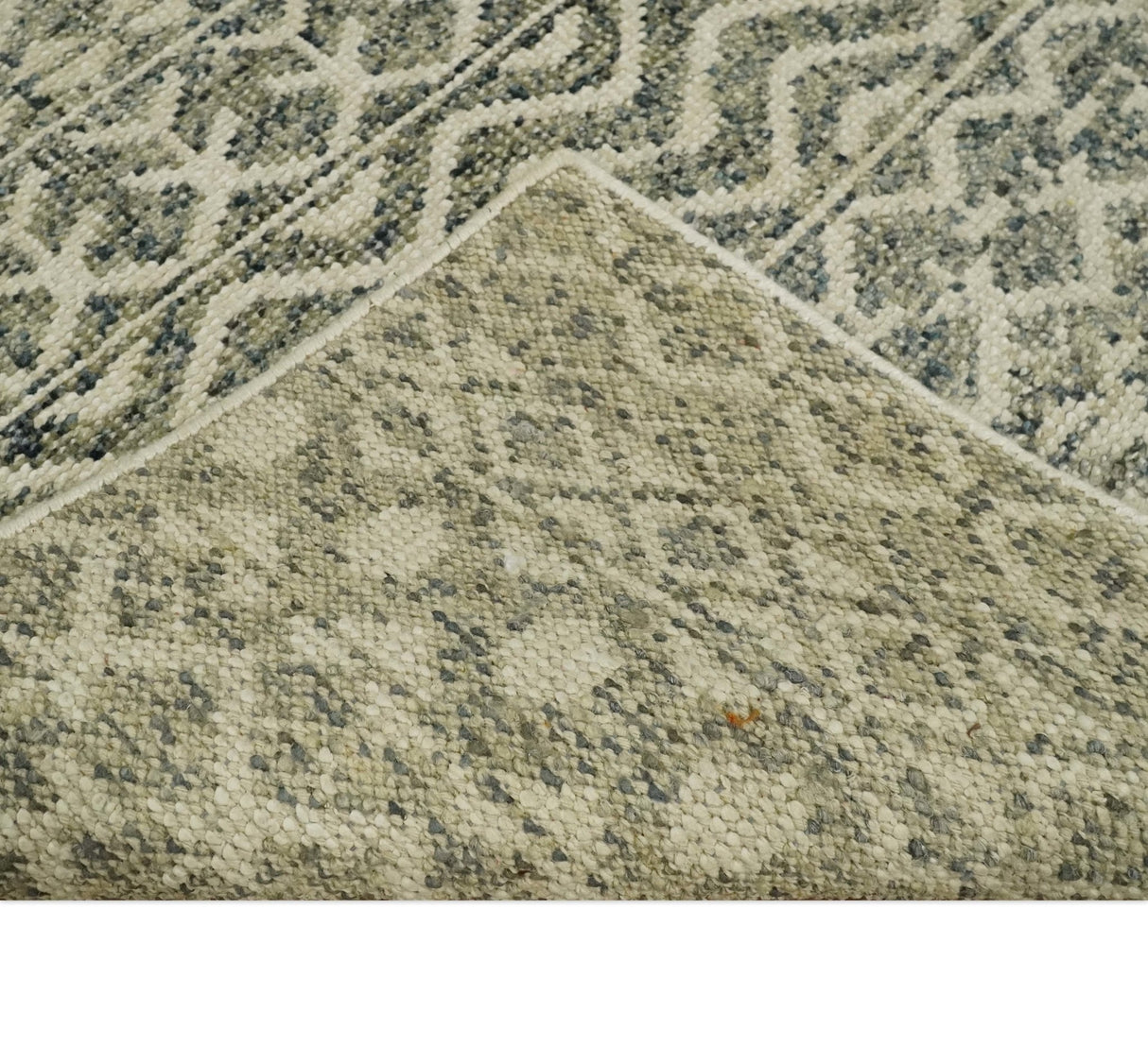 Hand Knotted 4x6 Beige, Camel and Olive Modern Contemporary Southwestern Tribal Trellis Recycled Silk Area Rug