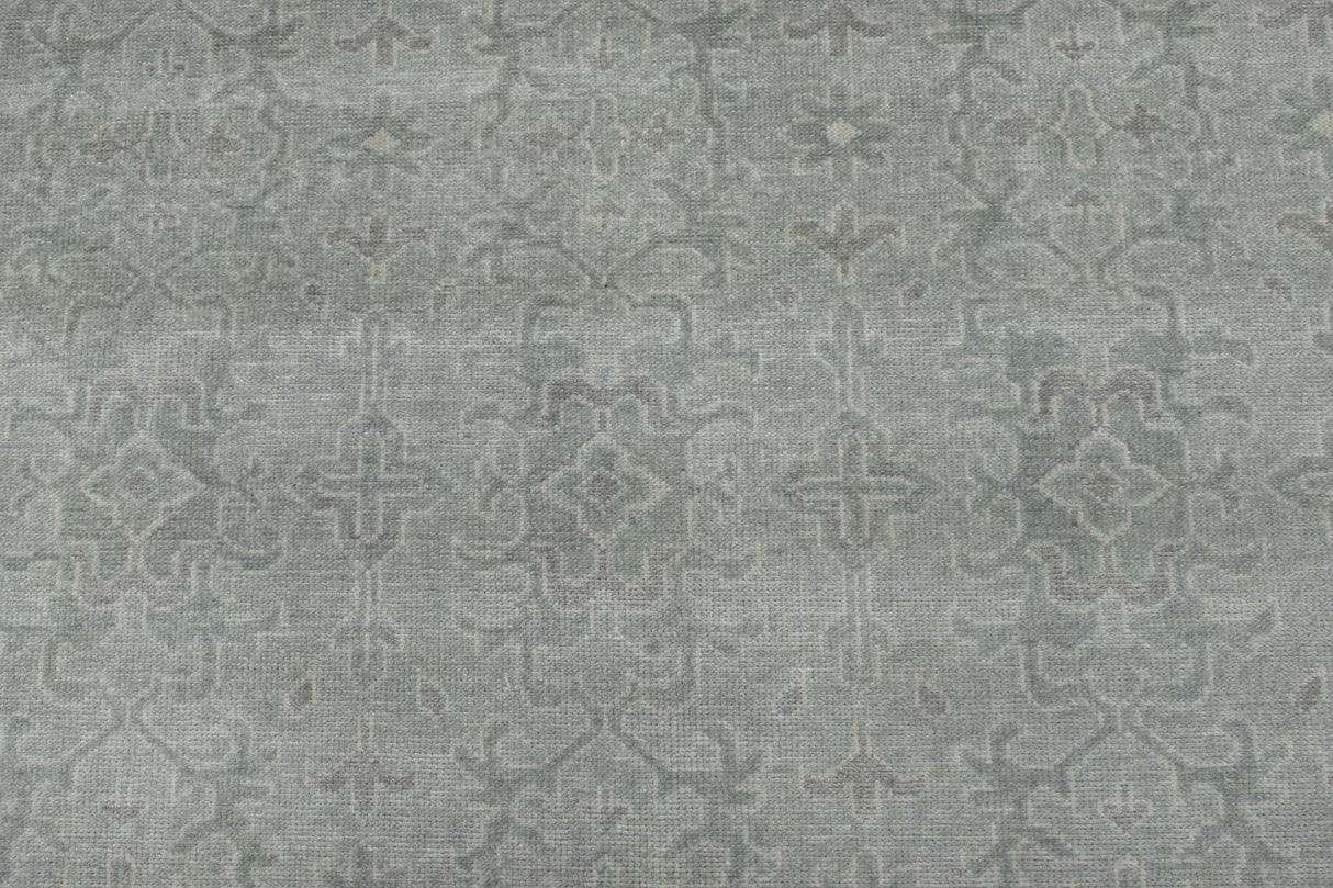 Hand knotted 8x10 Gray Modern Style Wool Area Rug