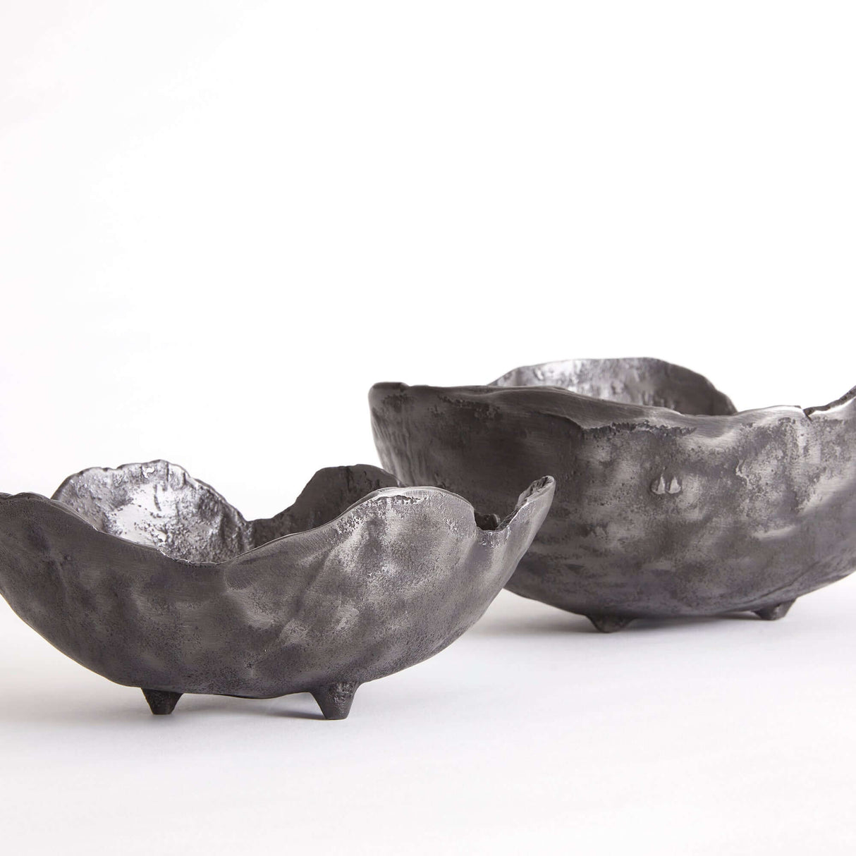 Hand-Sculpted Bronze Decorative Bowls (Set of 2)-Bowl-Parc Decor