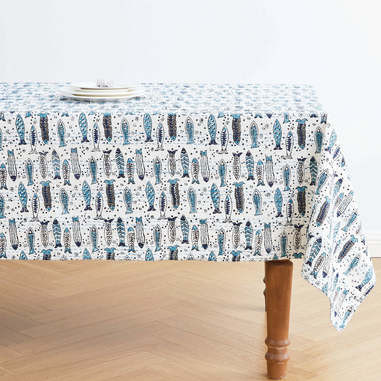 Hand Stitched Block Print Kantha Throws-Throw-Parc Decor