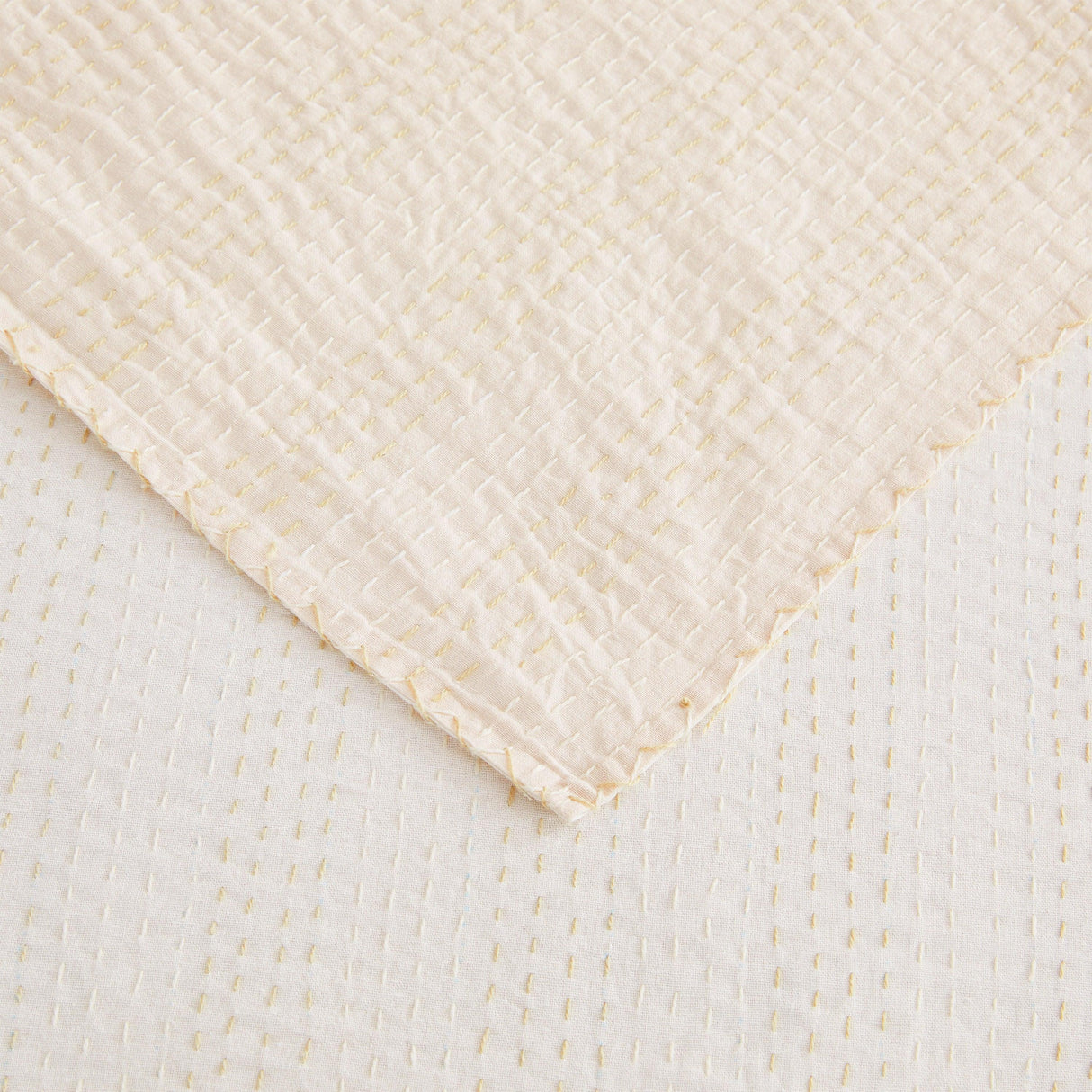 Hand Stitched Reversible Kantha Coverlets