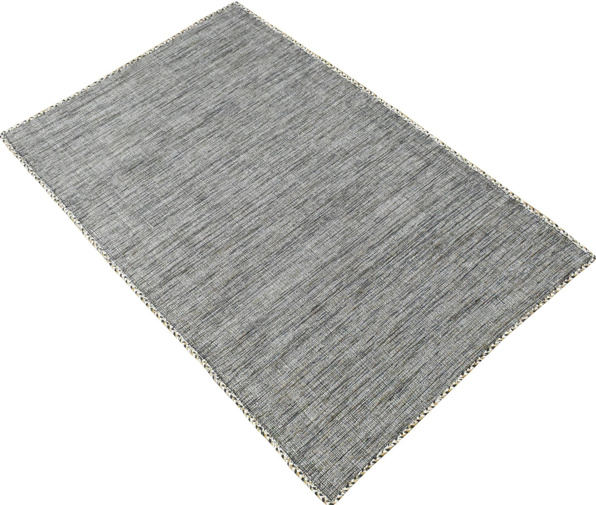 Hand Woven Gray Modern Style Wool Area Rug