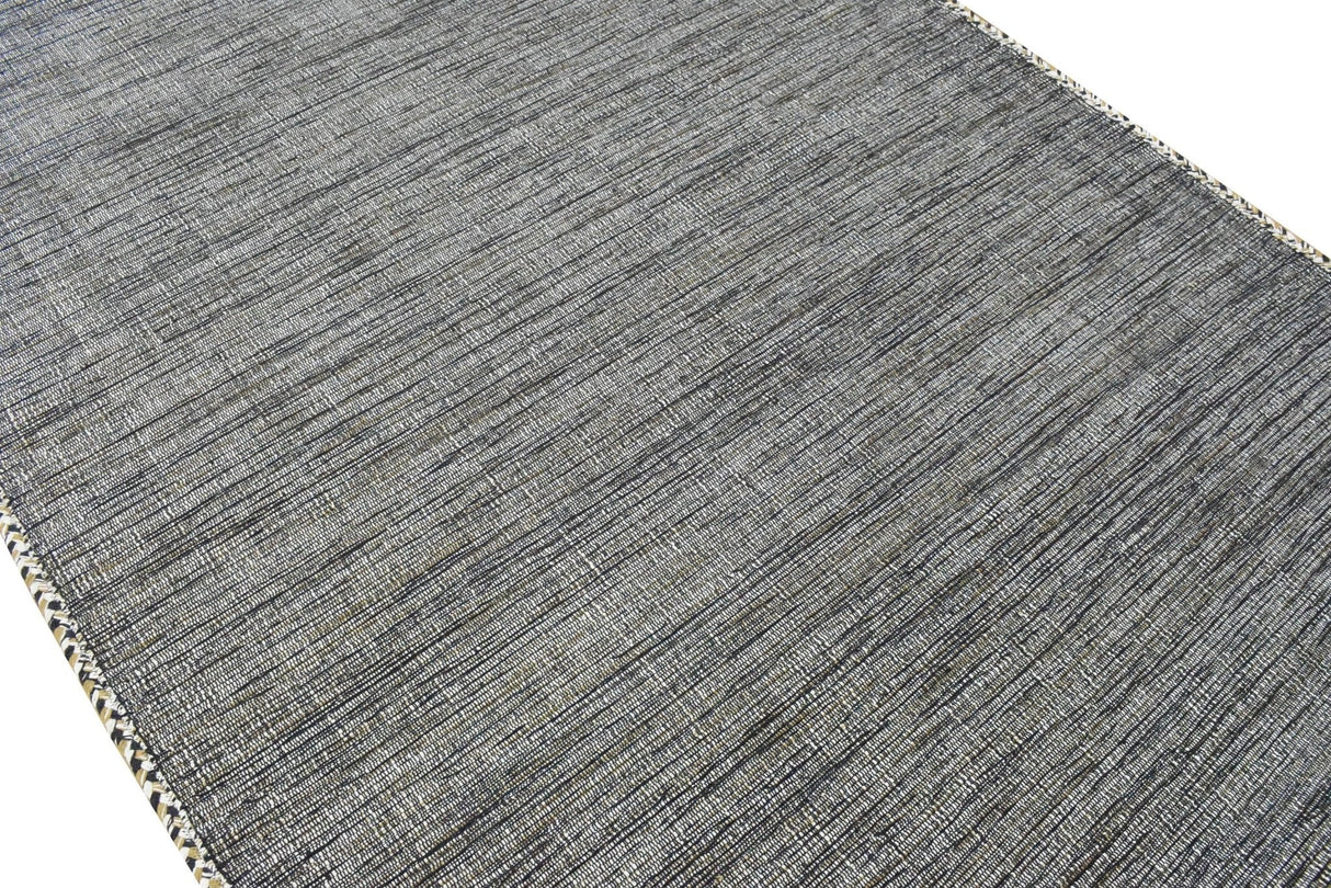 Hand Woven Gray Modern Style Wool Area Rug
