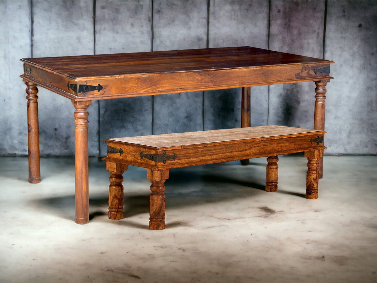 Handcrafted Thakat Dining Table-Dining Table-Parc Decor